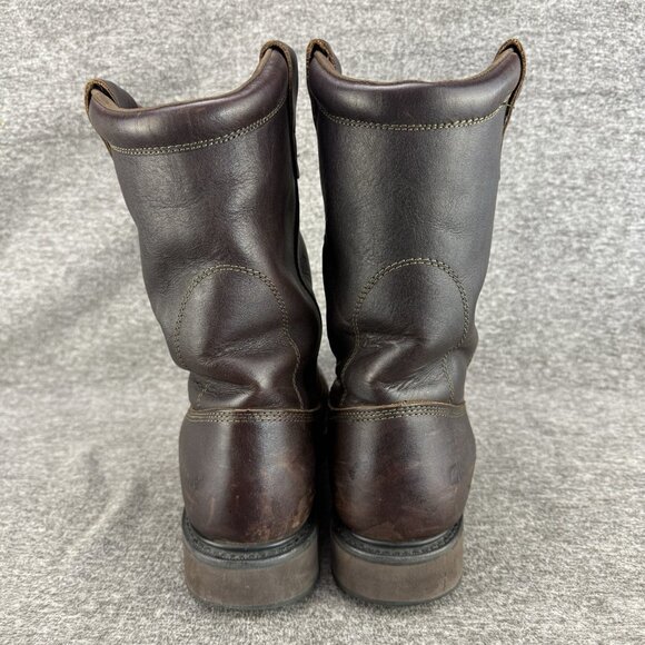 ✅Lacrosse Men's 682000 Brown Leather Western Work Boots Men’s 10.5 Wide Soft-Toe - Picture 7 of 10